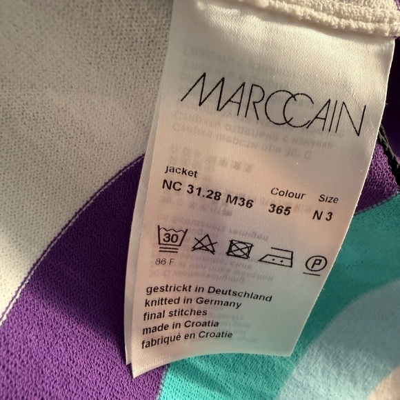 Marc Cain Multicolor Striped Cardigan - Picture 5 of 7
